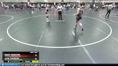 116-124 lbs Champ. Round 1 - Katie Davidson, Team Nazar Training Center vs Adley Sweeting, The Royal Wrestling Club