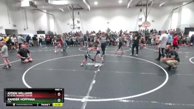 60 lbs Round 2 - Ayden Williams, KC Elite Training Center vs Xander Hoffman, C2X