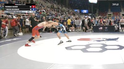 126 lbs Champ. Rd Of 64 - Thomas Baker, OK vs Revin Dickman, IN