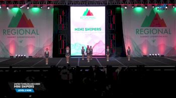 United Tumbling and Cheer - Mini Snipers [2025 L2 Mini Day 1] 2025 The West Regional Summit & The Recreational Summit