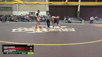 197 lbs Quarterfinal - Zach Harper, Hiram vs Jimmy Paletta, Ohio Northern