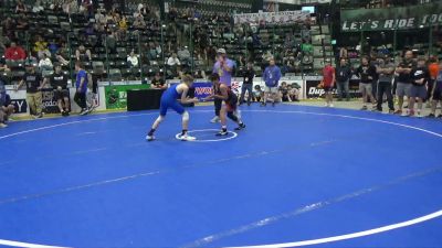96 lbs Champ. Round 2 - Landon Zinser, Moyer Elite vs Hayden Hill, Moen