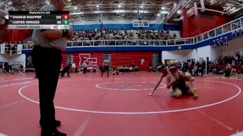 157 lbs Champ. Round 1 - Carter Heriges, Lafayette Harrison vs Charlie Shaffer, Chesterton