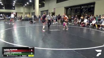 140 lbs Placement (4 Team) - Alexis Pehrson, BMM Rodeo vs Cassidy Harrington, TN AAU- Havok