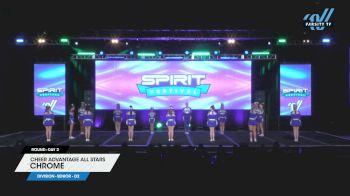 Cheer Advantage All Stars - CHROME [2024 L2 Senior - D2 Day 2] 2024 Spirit Fest Grand Nationals