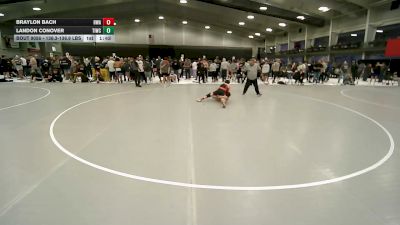 136.3-136.9 lbs Champ. Round 2 - Landon Conover, Team Idaho Wrestling Club vs Braylon Bach, Heartland Wrestling Academy