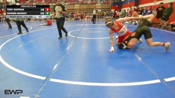 150 lbs Semifinal - Toby Shipman, Coweta vs Gunner Murray, Claremore Zebras