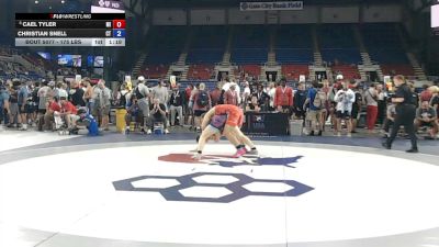 175 lbs Champ. Rd Of 64 - Cael Tyler, Michigan vs Christian Snell, Connecticut