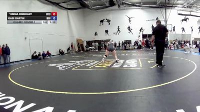 131 C Champ. Round 1 - Emma Rinehart, Otterbein University vs Gabi Gartin, Mount Union University