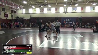 120 lbs Round 1 - Boston Mateer, Interstate 35 vs Mason Rohe, Tinley Park (Andrew)