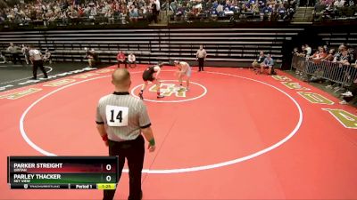 144 lbs Quarterfinal - Parley Thacker, Sky View vs Parker Streight, Uintah