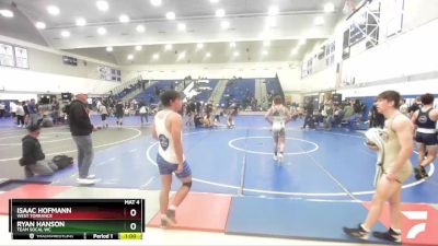 165 lbs 3rd Place Match - Ryan Hanson, Team SoCal WC vs Isaac Hofmann, West Torrance