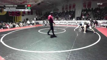 235 lbs 1st Place Match - Anna Bozanic, Liberty (Winchester) vs Katherine Luna, Downey