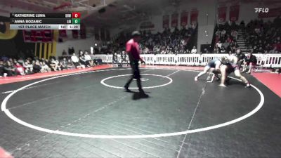 235 lbs 1st Place Match - Anna Bozanic, Liberty (Winchester) vs Katherine Luna, Downey