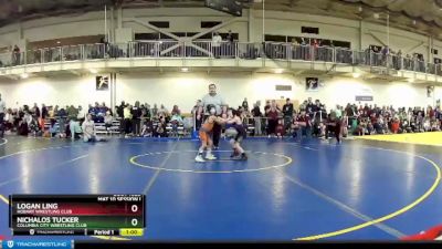 45 lbs Quarterfinal - Logan Ling, Hobart Wrestling Club vs Nichalos Tucker, Columbia City Wrestling Club