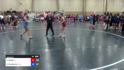 145 lbs Rr Rnd 3 - Hailey Isham, Die Hard Wrestling vs Sophia Voudouris, SOWA