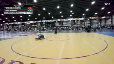 157 lbs Champ. Round 1 - Korbyn Barent, Team Champs vs Greyson Deelstra, SF Lincoln