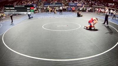 D 1 120 lbs Cons. Round 2 - Will Haun, Haughton vs Alex Dooley, Sulphur