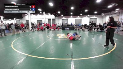 96 lbs Carson Spires, Utah vs Usmon Ulmasov, Florida