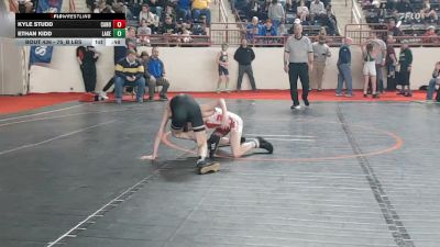 75_B lbs Consi Of 32 #2 - Kyle Studd, Canon McMillan vs Ethan Kidd, Lakeview