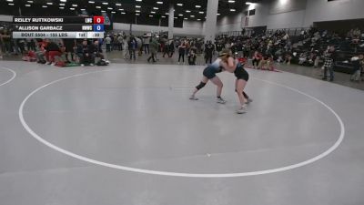155 lbs Cons. Rd Of 16 - Reiley Ruttkowski, Legacy Wrestling Club vs Allison Garbacz, New Wave Wrestling Club