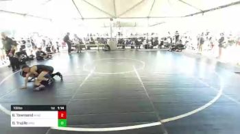 106 lbs Semifinal - Brody Townsend, Mingus Mountain WC vs Damian Trujillo, Kingdom WC