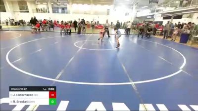 74 lbs Consi Of 8 #2 - Jayson Encarnacao, Red Roots WC vs River Brackett, Oxford Hills ME