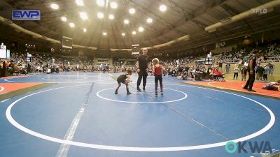 49 lbs 3rd Place - Kanon Zappone, Barnsdall Youth Wrestling vs Finn Morse, Sallisaw Takedown Club