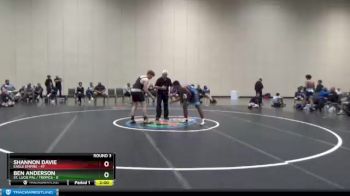 185 lbs Round 3 (6 Team) - Shannon Davie, Eagle Empire vs Ben Anderson, St. Lucie PAL / Tropics