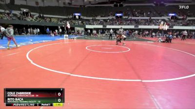 National 3-5 64 Champ. Round 2 - Rito Baca, Witchduck Training Facility vs Cole Zabriskie, Richmond Wrestling Club