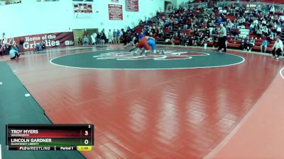 165 lbs Round 3 - Lincoln Gardner, Olentangy Liberty vs Troy Myers, Wadsworth