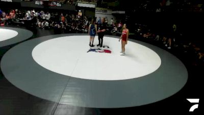 140 lbs Lauren Zaragoza, SDIKWA - San Diego-Imperial Kids Wrestling Association vs Annabelle Reed, IEWA - Inland Empire Wrestling Association