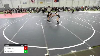 98 lbs Semifinal - Dylan Parker, Atc vs Berdji Serrano, Goldrush Wr Ac