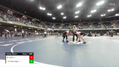 215 lbs Champ. Round 1 - Aiden Hennings, Lincoln-Way Central vs Braden Duffy, Waterloo