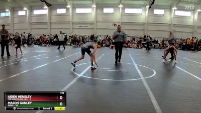 110 lbs Round 1 (10 Team) - Aiden Hensley, The Wrestling Mill vs Mason Ganley, SHWA