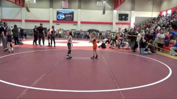 50 lbs Cons. Round 2 - Addison Beall, Tupelo Spartan Wrestling Club vs Ava Rybacki, Tiger Youth Wrestling