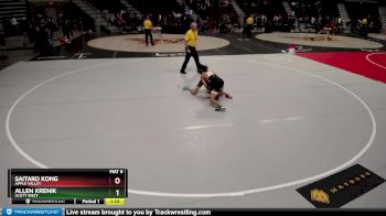 106 lbs Cons. Round 2 - Saitaro Kong, Apple Valley vs Allen Krenik, Scott West