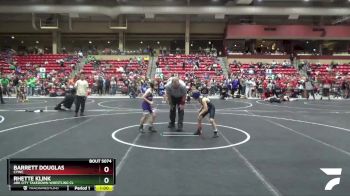 61 lbs Cons. Round 3 - Barrett Douglas, CYWC vs Rhette Klink, Ark City Takedown Wrestling Cl