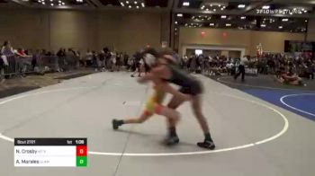 113 lbs Round Of 64 - Nolan Crosby, Mt Spokane HS vs Alex Morales, Slammers