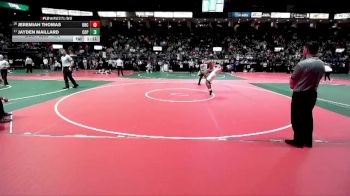 134 lbs Semifinal - Jayden Maillard, COPA vs Jeremiah Thomas, OHCA