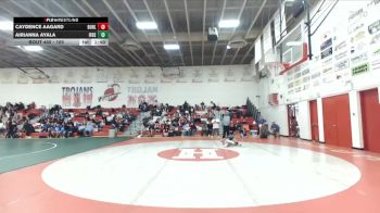 105 lbs Quarterfinal - Caydence Aagard, Buhl vs Airianna Ayala, Idaho Falls