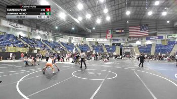 109 lbs Rr Rnd 1 - Lucas Simpson, Athlos Wrestling vs Jaedrien Pedro, Grand Island Grapplers