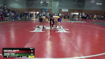 165 lbs Quarterfinal - Matthew Jenkins, Reinhardt University vs Romer Pugh, Wisconsin - Stevens Point