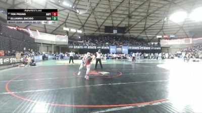 Girls 4A 120 lbs Cons. Round 1 - Ellianna Enciso, Tahoma (Girls) vs Yen Phung, Newport (Bellevue) (Girls)