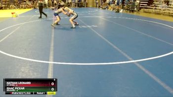 105 lbs Semis (4 Team) - Nathan Leonard, St. Peter vs Isaac Pickar, Brainerd