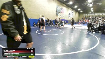 215 lbs Champ. Round 3 - John O`Brien, Bishop Alemany vs Zebediah DeVries, Arroyo Grande