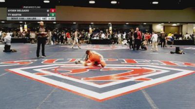 106 lbs Consi Of 16 #1 - Ayden Delgado, NY vs Ty Martin, IA