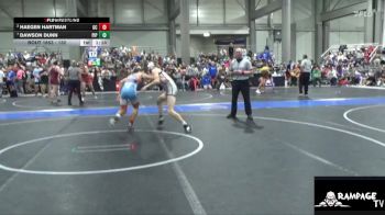 132 lbs Quarterfinal - Dawson Dunn, Piper vs Haegen Hartman, Garden City