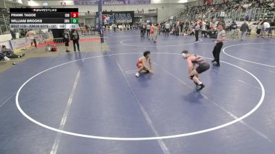 Junior Boys - 157 lbs 5th Place Match - William Brooks, Scanlan Wrestling Academy vs Frank Tagoe, Izzy Style Wrestling