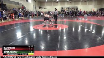 110 lbs Cons. Round 1 - Kolbe Brimhall, New Prague Wrestling vs Sylas Trisco, Alexandria
